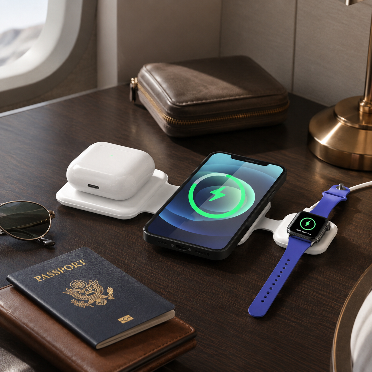 3-in-1 Magnetic Foldable Wireless Charging Station