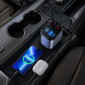 100W Multi-Port Fast-Charging Car Adapter with Built-In Cables